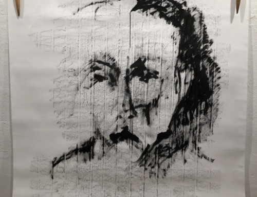 IMPARFAIT / acrylique, encre, graphite sur papier